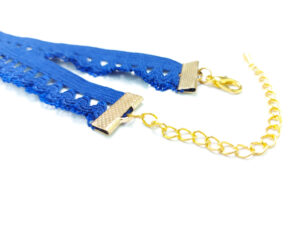 Elegantní modrý choker