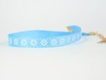Modrý choker ze stuhy