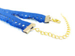 Elegantní modrý choker