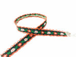 Květinkový choker tmavý