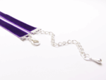 Sametový fialový choker