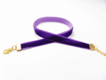 Sametový fialový choker